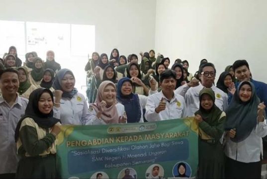 Tim PKM FTP Universitas Semarang Sosialisasikan Diversifikasi Olahan Jahe