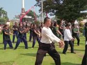 Flashmob Tari Krida Jati bersama 200 Penari Meriahkan Pelajar Mengukir