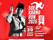 Pertakamlinya Digelar di Stadion Pringgondani, Lomba Lari 5 K Soekarno-Run