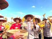 Lakukan Pendampingan Panen, Dukung Program Ketahanan Pangan