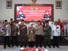 Bupati Hadiri Doa Lintas Agama HUT Bhayangkara Polres Kebumen