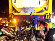 Luka berat, Pemotor Tabrak Pantat Truk yang Tengah Parkir