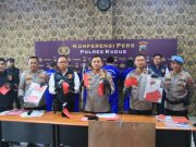 Polres Kudus Bekuk Tiga Pelaku Spesialis Pembobol Gudang di Desa Peganjaran