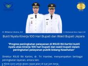 Peningkatan Pelayanan RSUD RA Kartini Bukti Nyata Kinerja 100 Bupati dan Wakil Bupati Jepara