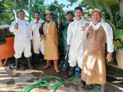 Pasukan Pencuci Jeroan Hewan Qurban Masjid Baitul Mujahidin Purnamandala : Ada Pelajar Milenial, Ada Pensiunan ASN