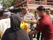 Hari Bhayangkara, Polres Blora Gandeng Perguruan Silat Bagikan 200 Paket Sembako