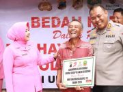 Songsong Hari Bayangkara, Polres Blora Bedah Rumah Warga Kurang Mampu