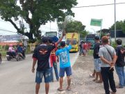 Aksi Mogok Sopir Truk Sempat Lumpuhkan Jalan Purwodadi–Semarang, Tuntut Revisi Aturan ODOL