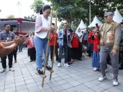 Jambore Pokdarwis, Wali Kota Semarang Naik Egrang