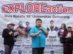 Peringati Dies Natalis ke-38, USM Gelar Pameran EXPLOREaction di CFD Jalan Pahlawan Semarang