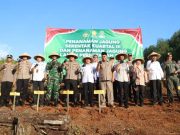 Polres Kebumen Dukung Tanam Jagung Serentak di Karanggayam