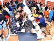 Hari Pertama MPLS, Bupati Mendatangi Sekolah Rakyat