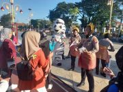 Polres Kebumen Tampilkan Seni Budaya di CFD Alun-alun