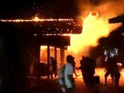 Api Bludukan Membakar Kandang Sapi dan Rumah Dapur