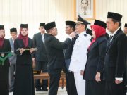 Lantik 9 Pejabat Baru, Wali Kota Tekankan Integritas dan Kontribusi Nyata
