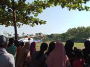 Liburan Seru Anak-Anak Grobogan: Lihat Helikopter Kapolri Mendarat di Klambu