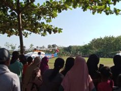 Liburan Seru Anak-Anak Grobogan: Lihat Helikopter Kapolri Mendarat di Klambu