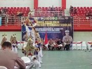 Lomba Pocil dan PKS Polres Grobogan, Pelajar Unjuk Kebolehan Baris Berbaris dan Kesenian