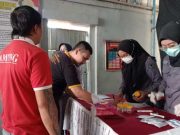 Warga Binaan Pemasyarakatan dan Petugas Lapas Kota Tegal Jalani Tes Urine
