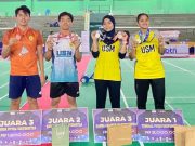 Rifda Naja, Pebulutangkis USM Persembahkan Emas di Kejuaraan Piala Rektor Undip