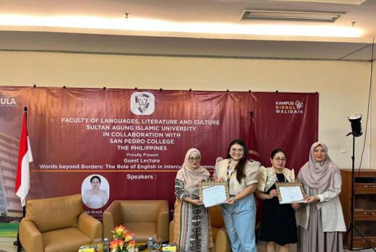 FBSB Unissula Bahas Komunikasi Antarbudaya bersama Narasumber dari Filipina