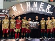 Tim Futsal Putra USM Juara III Euro Series Semarang