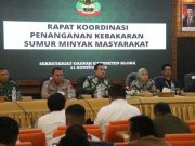 Pemkab Blora Gelar Rakorsus tentang Penanganan Insiden Kebakaran Sumur Minyak