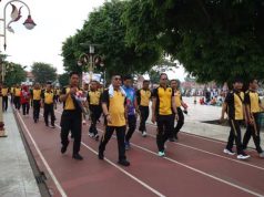 Polres Kebumen Gelar Olah Raga Bersama dan Lomba Rakyat di CFD