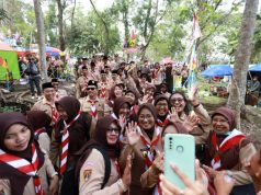 Bupati Kebumen Irup Hari Pramuka di Bumi Perkemahan Widoro
