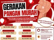 Pangan Murah Paket Merdeka, akan Digelar di Stadion Pringgondani