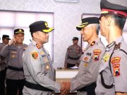 Upacara Penyerahan Jabatan Kapolsek dan Kenaikan Pangkat Pengabdian
