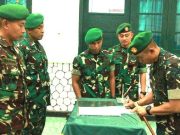 Sertijab Danramil dan Perwira Staf Serta Pelepasan Anggota yang Pindah Satuan
