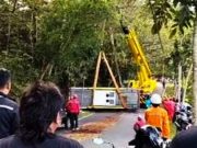 Bus Terguling, 19 Karyawan PLTU Pacitan Luka-luka