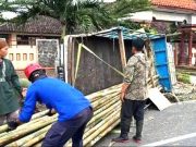 Terguling, Sopir Truk Pengangkut Bambu Asal Pacitan Meninggal