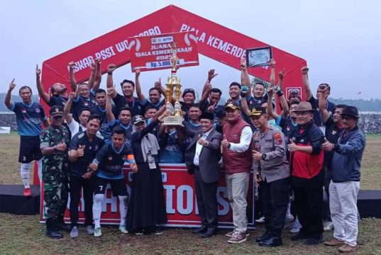 Praja Kalikajar FC Juara Turnamen Piala Kemerdekaan Wonosobo