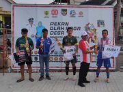 Laga Final Sepak Bola Antar-RT Desa Pengkok Heboh, Ditonton Ribuan Orang
