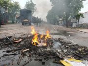 Aksi Massa Rusak Mako Polres Brebes dan DPRD Brebes