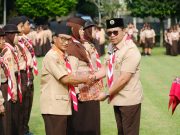 Hari Pramuka Ke-64, Kwarcab Kota Magelang Gelar Upacara dan Lepas Kontingen Raimuna