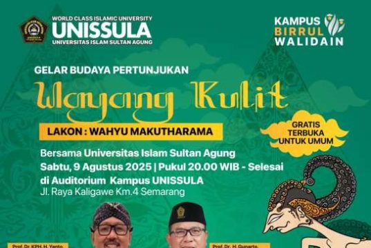 Ayo Nonton Wayang di Unissula Semarang