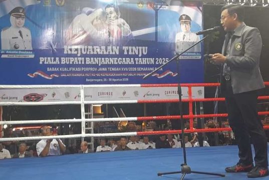 Kejuaraan Tinju Piala Bupati Banjarnegara 2025 Gunakan Smart CCTV