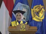 Miranda dan Haizul Ma’arif Wisudawan Terbaik USM dengan IPK 4.00