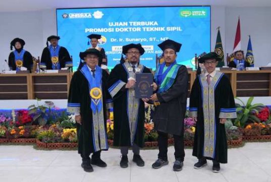 Ir Sunaryo ST MT Raih Gelar Doktor