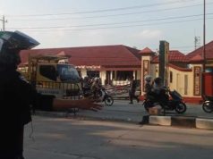 Aksi Anarkis Ratusan Massa di Grobogan, Polisi Gunakan Water Cannon Bubarkan Kerumunan
