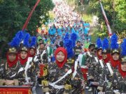 Ribuan Warga Tendoksari Tahunan Ikuti Jalan Sehat Meriahkan HUT RI Ke- 80