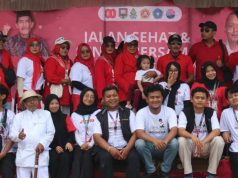 Semarak Kemerdekaan, Warga Jatirunggo Jalan Sehat dan Senam Bersama