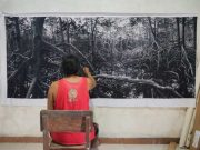 Menjaga Warisan Leluhur: Prosesi “Ngangsu Banyu” Hadirkan Pameran Puisi Rupa di Rejosari Kudus