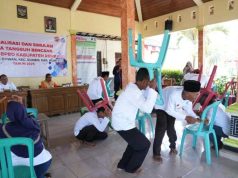 Semen Gresik – BPBD Rembang Gelar Sosialisasi dan Simulasi Tanggap Bencana untuk Wujudkan Desa Tangguh Bencana di Dowan