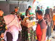 Tentara Menggelar Pasar Murah Bakti Teritorial Prima