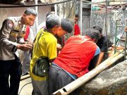 Berlangsung Dramatis, Evakuasi Ibu Rumah Tangga yang Tercebur Sumur