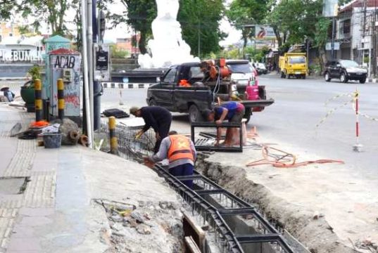 Pekerjaan Proyek Drainase Perkotaan Kebumen Rp 3,9 M Capai 64 Persen